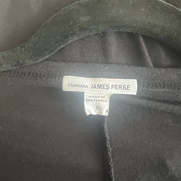 James Perse Black Midi T-Shirt Dress - Picture 4 of 4